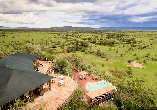 Luxe safarilodge in de Masai Mara, Kenia